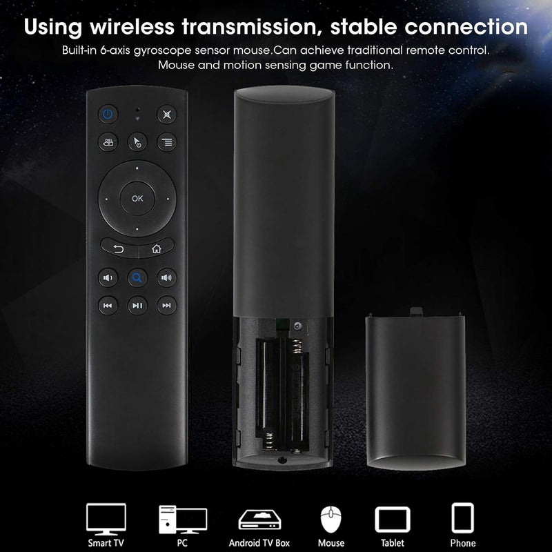 G20BTS Bluetooth 5.0 Mouse Remote Control, Built‑in 6‑axis Gyroscope Sensor Mouse for Smart Television/Android Television Box with Bluetooth Function - Image 2