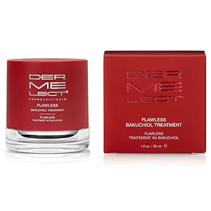 Dermelect Flawless Bakuchiol Treatment- Sensitive Skin Moisturizer, Phyto Retinol, Natural Retinol Alternative, Gentle, Vegan, Gluten Free, For Fine Lines & Wrinkles, Dryness, Sun Damaged Skin 1 oz - Image 1