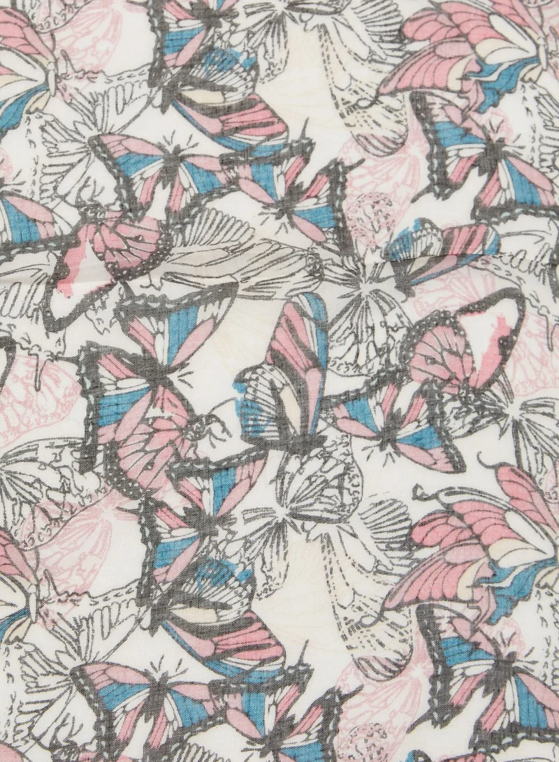 ELLA Butterfly Print Scarf