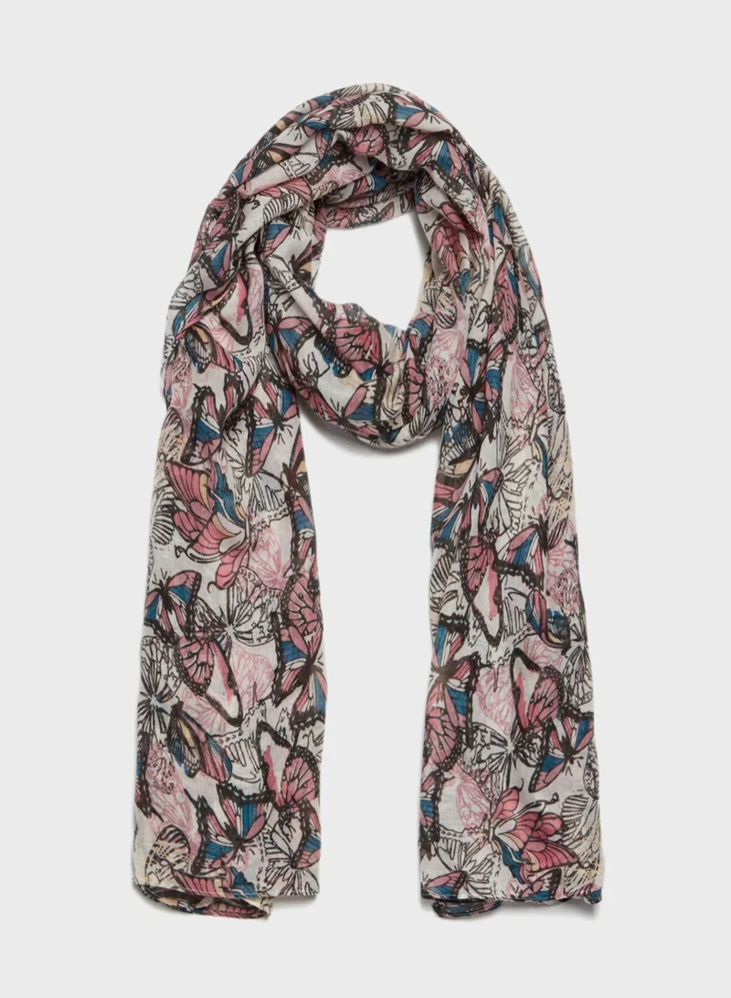 ELLA Butterfly Print Scarf