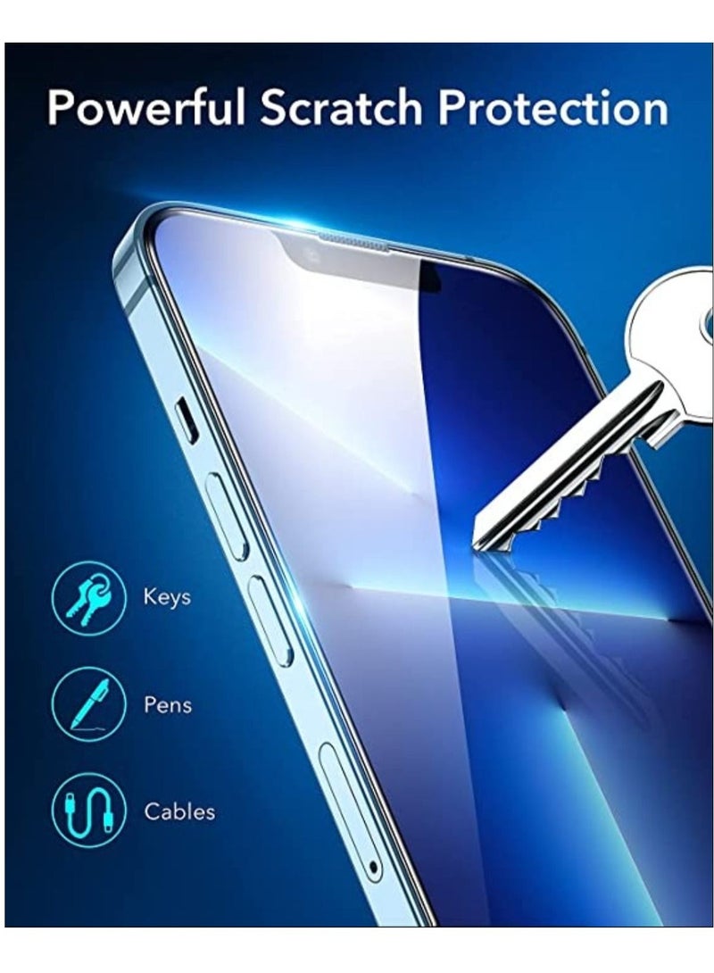 Screen Protector Compatible for iPhone 13 Pro Max Anti-Scratch Bubble Free Tempered Glass Anti Spy Protector Film Lens Screen Protector - Image 3