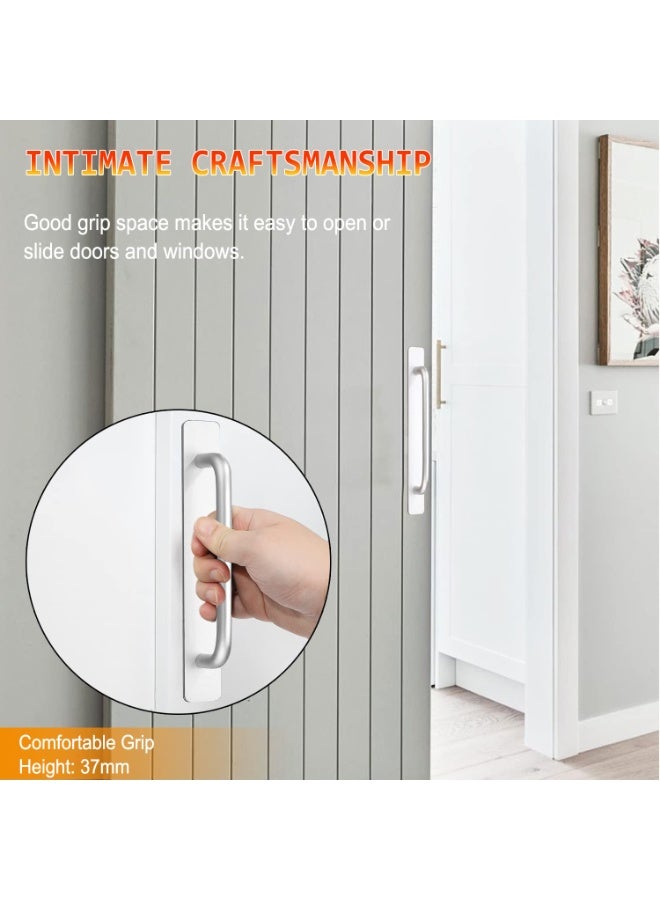 Young Dance JZS Cabinet Drawer Handles Pulls of Self-Stick Instant,Aluminum Alloy Push Pull Handles Helper with Adhesive Door Handle for Kitchen, Window Sliding Closet,148mm,2PCS,Sliver - Image 5