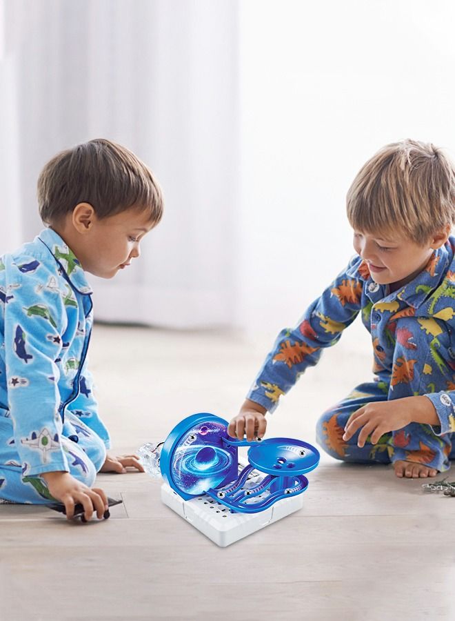 جرويك ألعاب مجمعة على شكل أفعوانية مغناطيسية، العلوم والتعليم التي يمكنك صنعها بنفسك، التعليم المبكر للأطفال، مجموعات تخفيف الضغط الإبداعية، التجارب العلمية - Image 4