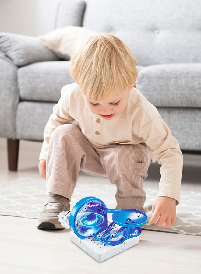 جرويك ألعاب مجمعة على شكل أفعوانية مغناطيسية، العلوم والتعليم التي يمكنك صنعها بنفسك، التعليم المبكر للأطفال، مجموعات تخفيف الضغط الإبداعية، التجارب العلمية - Image 5