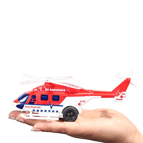 Centy Toys Dhruv Air Ambulance Helicopter Toy,Multicolor, Kids - Image 4