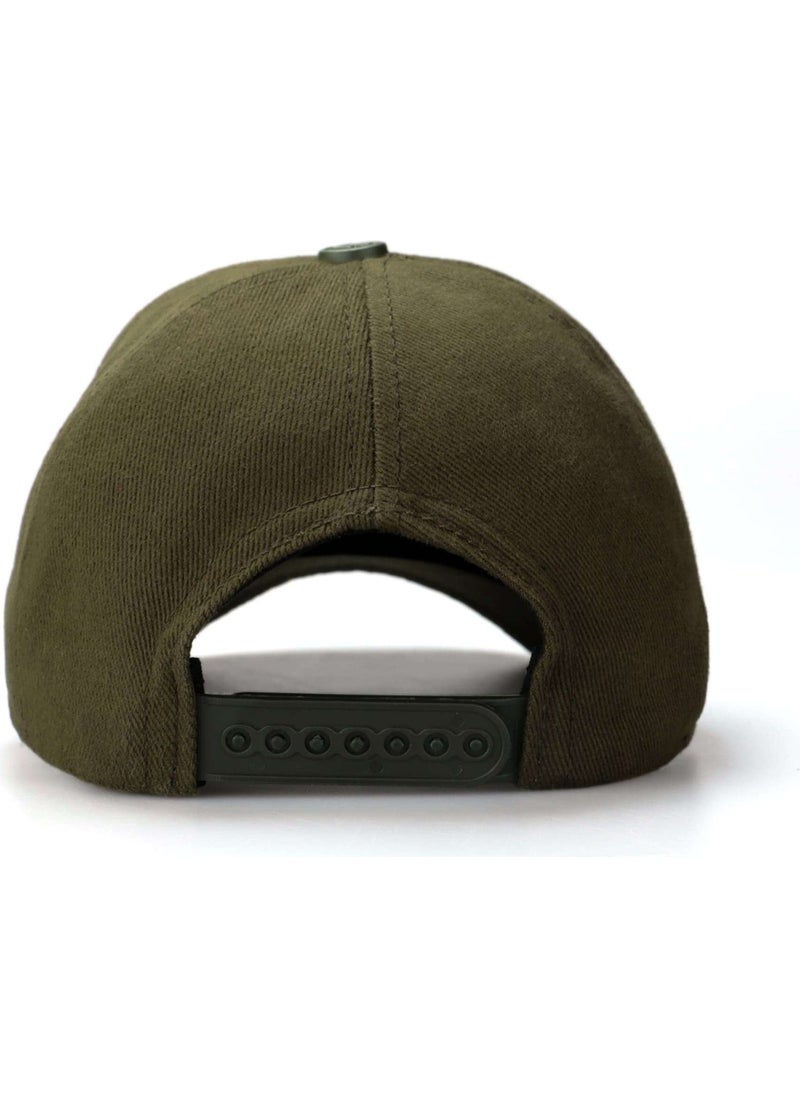 Black Börk BlackBörk V1 Kids Baseball Bad Panda - Khaki Children's Hat (Cap) with 2 Code Logo  - Image 5