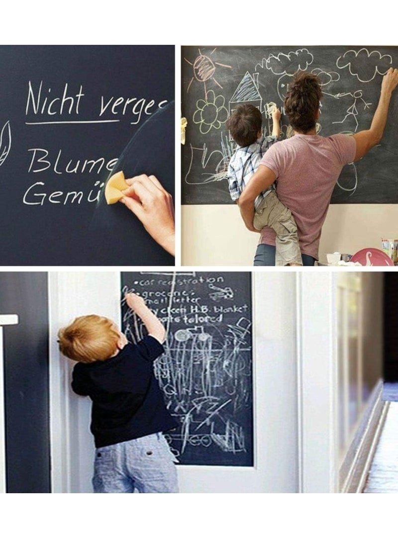 Generic Removable Chalkboard/Blackboard Wall Sticker 45x200cm Size With A Pack Of Chalks  - Image 3