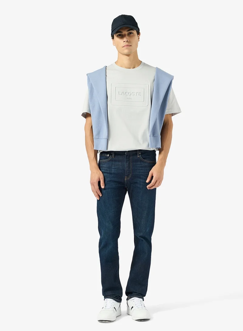 LACOSTE Classic Fit Embossed T-Shirt