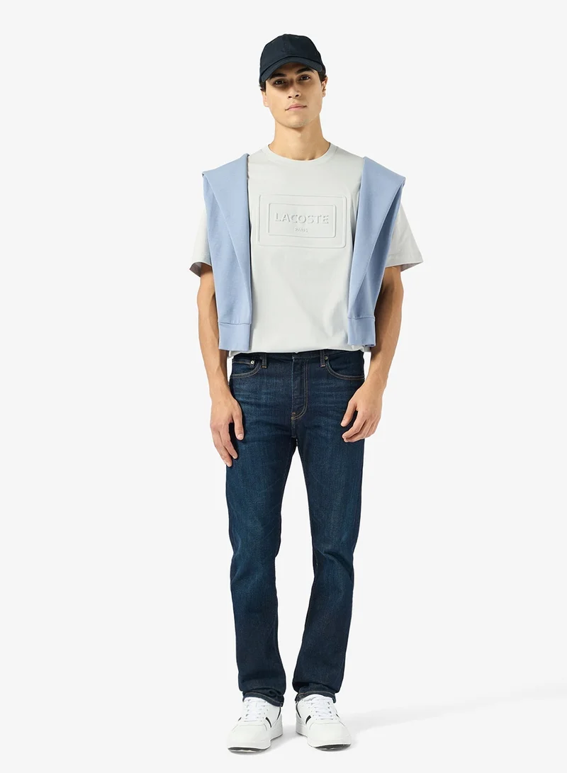 LACOSTE Classic Fit Embossed T-Shirt