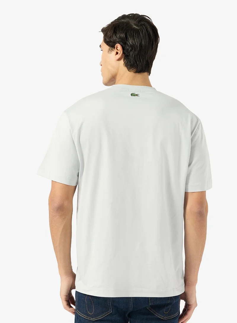 LACOSTE Classic Fit Embossed T-Shirt