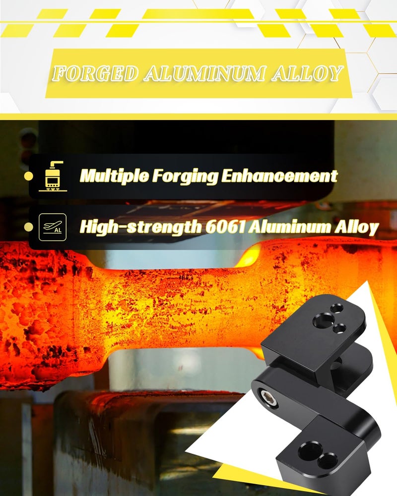 NACORE MX650 Foot Pegs Lowering Bracket, Aluminum Drop Rest Bracket for Razor MX650/500/350, SX500 Electric Dirt Bike, Black - Image 3