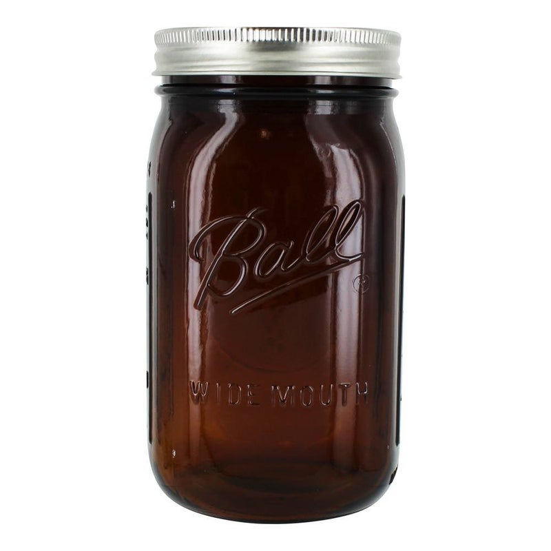 Ball Wide Mouth Canning Jars, Quart, Amber, 4 Count,1440069046 - Image 4