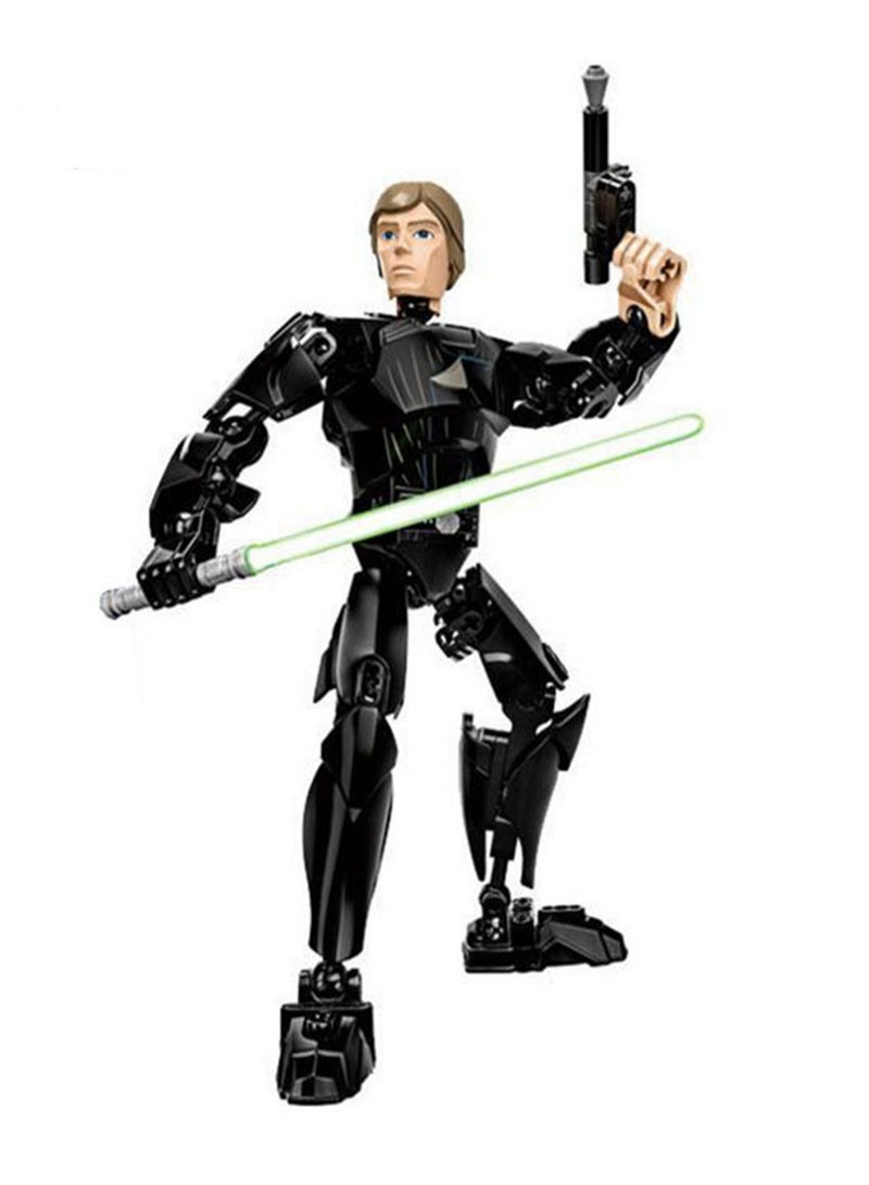 Planet Series Model Building Blocks Small Particles Movable Joint Assembly Toys (Luke Skywalker) - Image 1