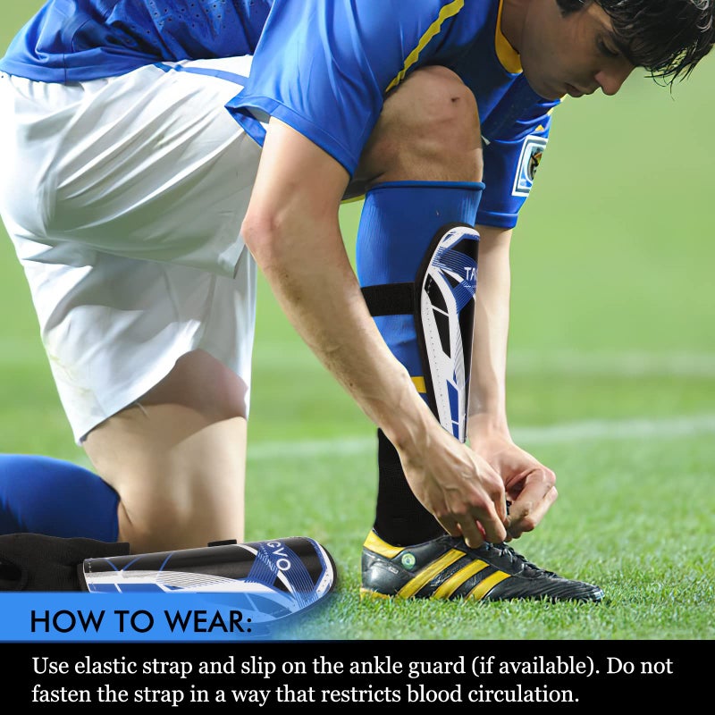 TAGVO Soccer Shin Guards for Kids Youth - Protective Soccer Equipment for Boys Girls - Adults Men Women Soccer Shin Guards - Soccer Shin Pads for Kids 3-16 Years Old Girls Boys, High Impact Resistant - Image 5