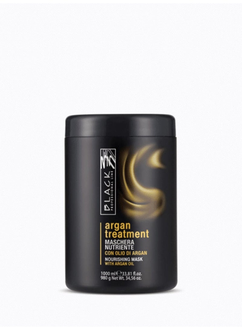 بلاك بروفيشينال لاين بلسم علاج الأرجان من بلاك المحترف 1000 مل - قناع مغذي للشعر بزيت الأرجان - Image 1