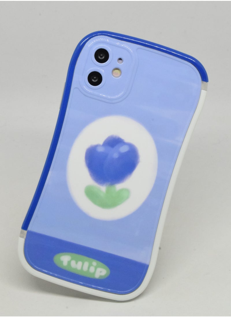 Houmt - iPhone 11 Curve Design Girls Cool Fashion Style Case with Camera Protection Full Shockproof Protective Cover - Image 1