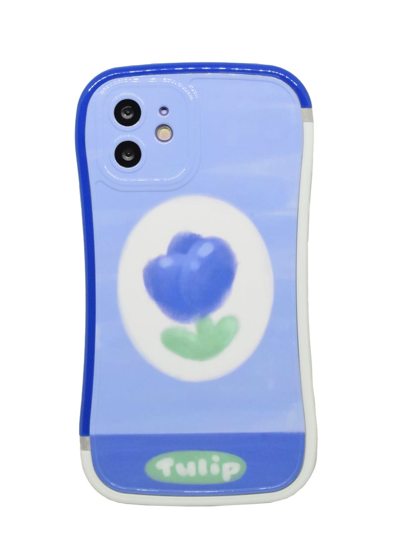 Houmt - iPhone 11 Curve Design Girls Cool Fashion Style Case with Camera Protection Full Shockproof Protective Cover - Image 1