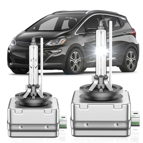 SENROBO Fit for Chevrolet 2017-2021 Bolt EV 2018-2022 Chevy Traverse Blazer 2015-2020 Tahoe Suburban HD SSV PPV LS LT D3S HID Xenon Headlight Bulbs, High Low Beam Bulb, 6000K Cool White, Pack of 2 - Image 1