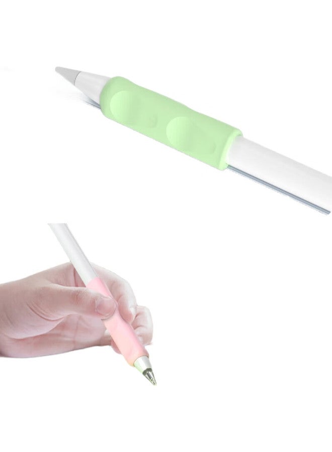 Australian Wave Aolang [2-Piece Set] Compatible With Huawei M-Pencil Star Flash Pen, Suitable For 3/2/1 Generation Stylus, Magnetic, Student Handwriting Correction, Triangular Silicone Pen Grip, Gray - Image 1