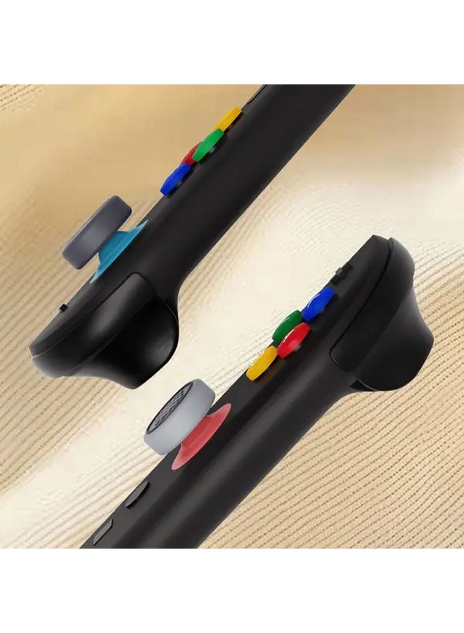 Black Purple Cross Keys D Pad ABXY Button Stickers for Nintendo Switch 2 Controller Thumb Stick Grip Cap Cover - Image 5