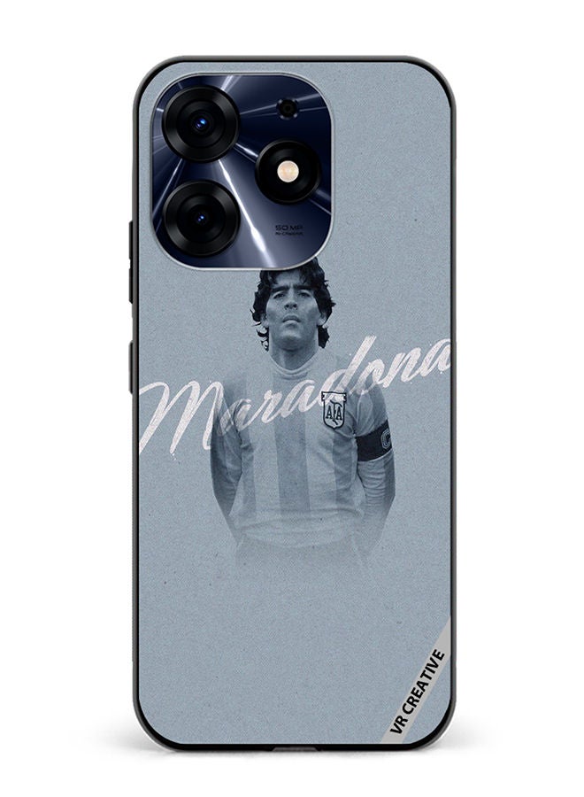 VR CREATIVE Protective Case Cover For Tecno Spark 10 Pro Maradona Design Multicolour - Image 1
