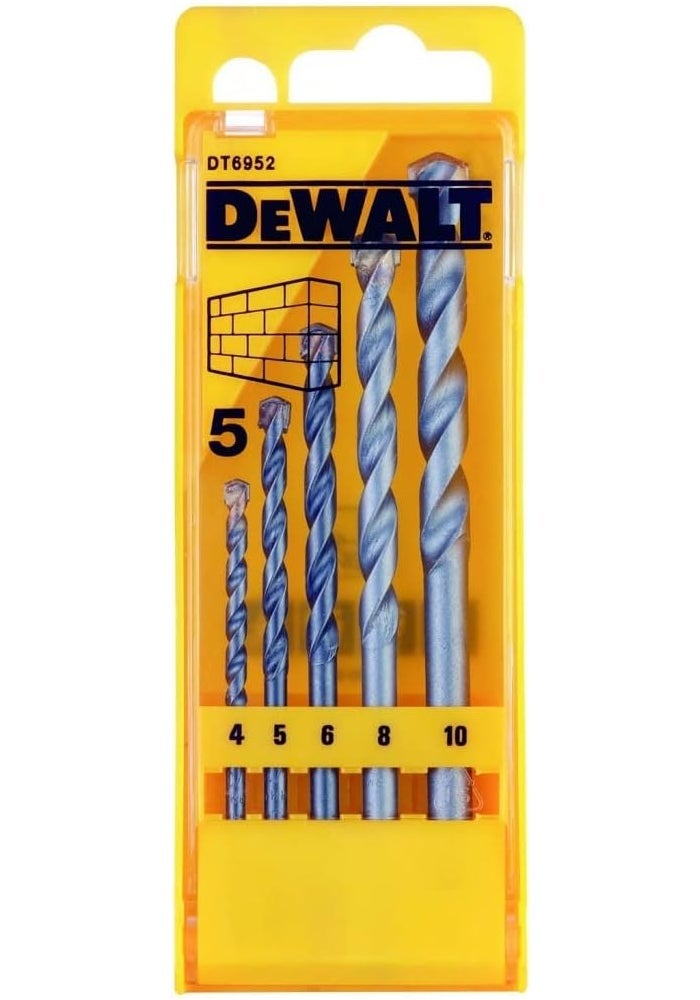 DEWALT DEWALT DT6952-QZ Masonry Drill Bit 5 Piece Set - Image 1