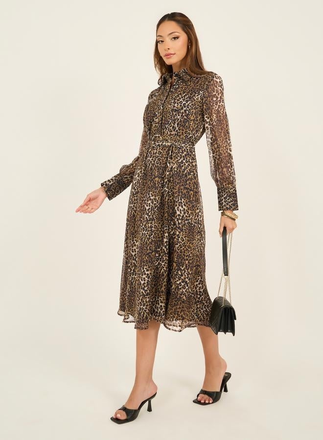 Styli Leopard Print Dress  - Image 2