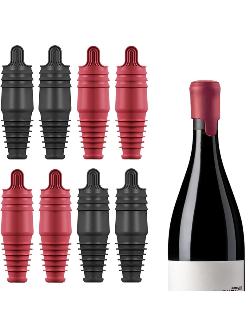Excefore Bottle Plug with Silicone, Expanding Beverage Bottle Stopper, Reusable   Saver, Bottle Sealer Keeps   Fresh, Best Gift Accessories (8 PACK)  - Image 1