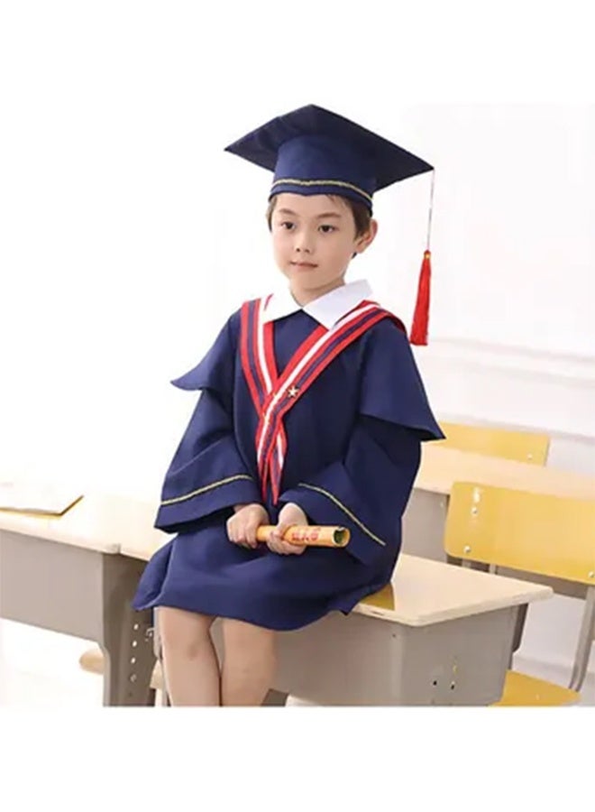 Kids Graduation Role Pretend Play Costume With Cap - Image 5