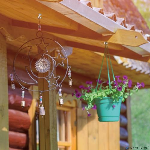 NACETURE Ceiling Hooks for Hanging Plants 6 Pcs White Plant Hooks for Hanging Baskets Outdoor or Indoor Swag Hook for Ceiling with Toggle Hooks for Hanging Lights Flower Install Screw in Hooks - Image 3