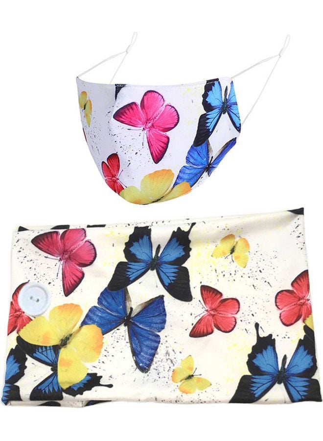 NIBEMINENT Colorful Headband with Buttons multicolour 5.00 x 5.00cm - Image 1