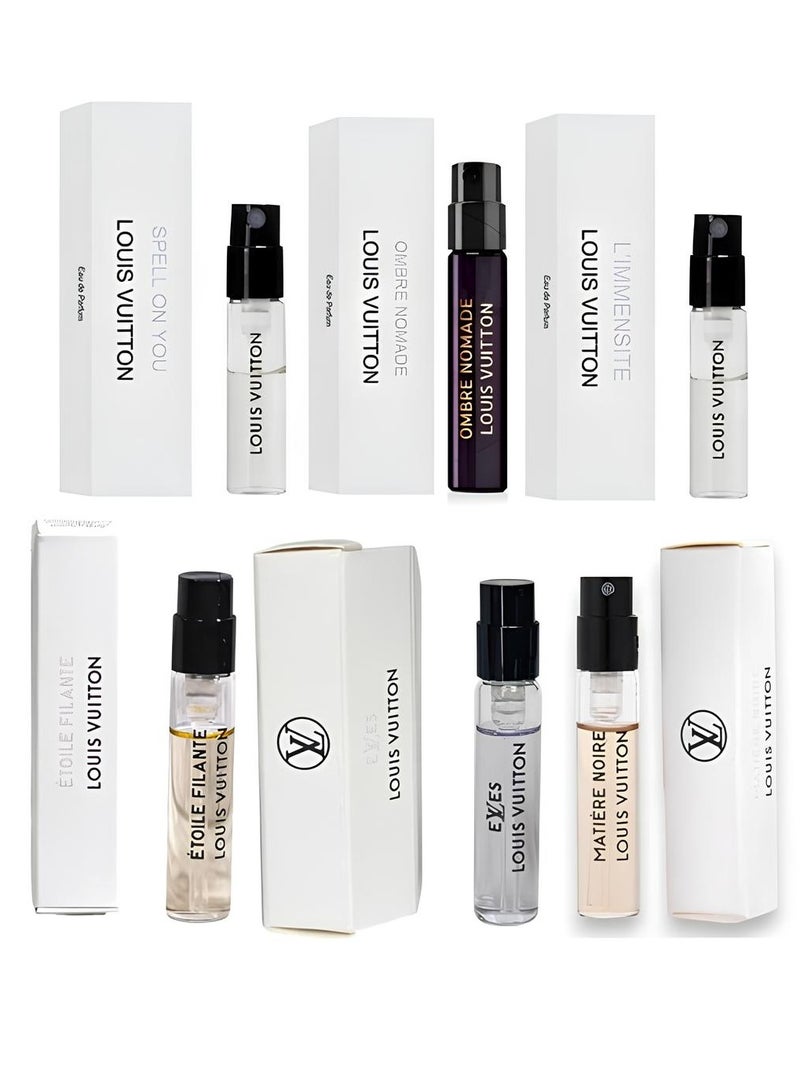 Louis Vuitton set consisting of 6 pieces, 2 ml