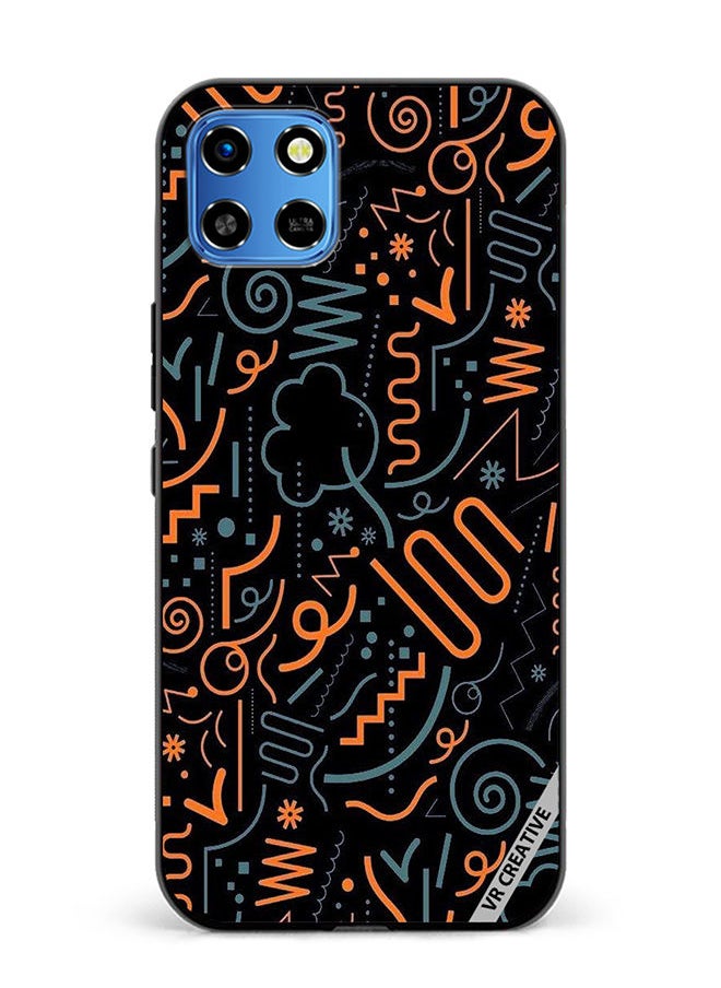 VR CREATIVE Protective Case Cover For Infinix Smart 6 HD Pop Art Design Multicolour  - Image 1