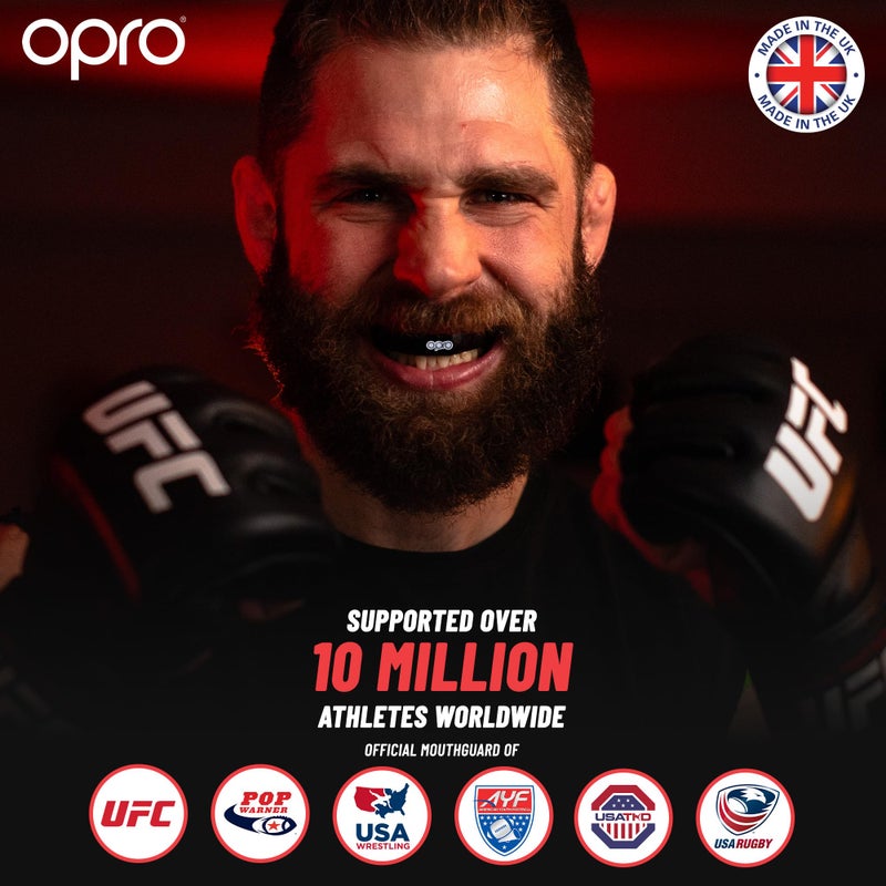 OPRO Instant Custom-Fit Sports Mouth Guard, Revolutionary Fitting Technology for Ultimate Comfort, Protection & Fit, Gum Shield, Dentist Mouthguard for Rugby, Boxing, Hockey, MMA, (White, Adult) - Image 2