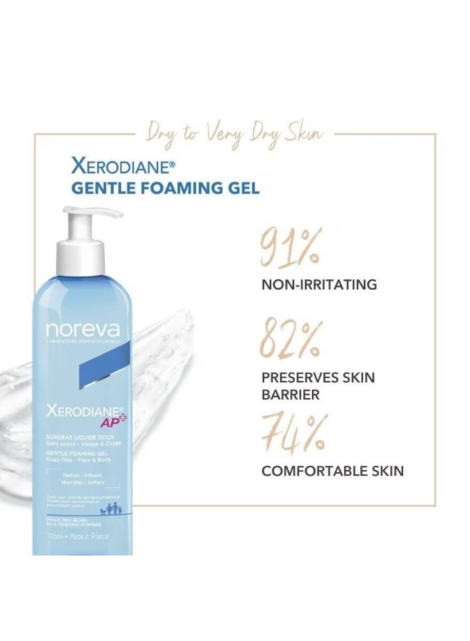 Noreva Xerodiane AP+ Gentle Foaming Gel 1000ml - Image 4
