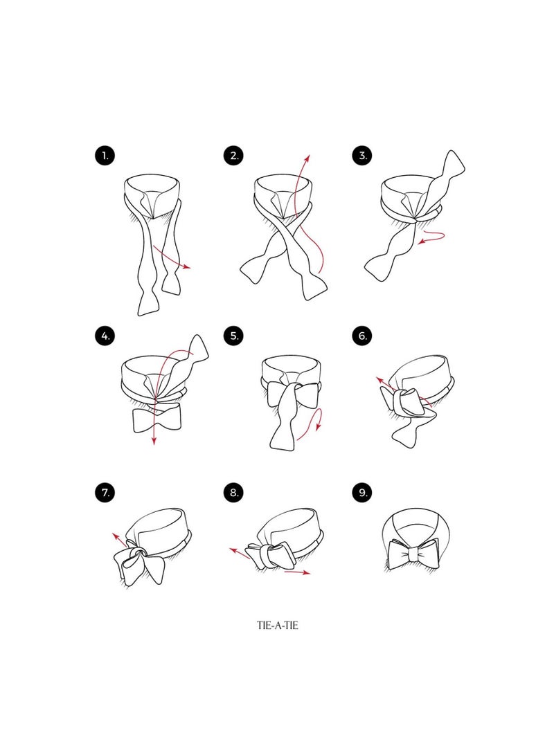 KASTWAVE Mens Self-tied Bow Ties, Solid Color Adjustable Men's Bow Ties for Tuxedo Suit Wedding, White (6Pcs) - Image 5