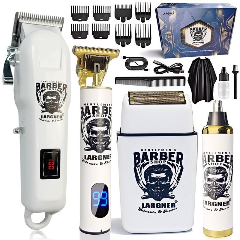 Largner Professional Hair Clippers for Men Cordless Beard Trimmer TBlade Hair Trimmer for Men Rechargeable Clippers for Hair Cutting - Image 2