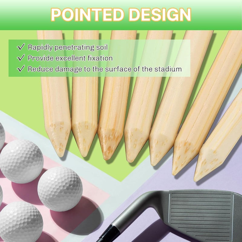 weyleity Bamboo Golf Tees 1000/500/250 PCS 2-3/4 & 3-1/4 inch Length | Bamboo Golf Tees, 7X Stronger Than Wood Golf Tees, Reduce Friction & Side Spin - Image 3