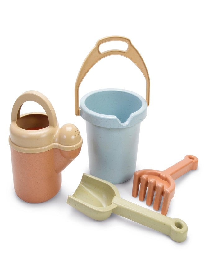 Dantoy: BIO Sand & Garden Set - 4 Piece Playset - Pretend Gardening, Outdoor Beach-Backyard-Sandbox Toy, Recycled Plastic, Kids & Toddlers Ages 2+ - Image 1