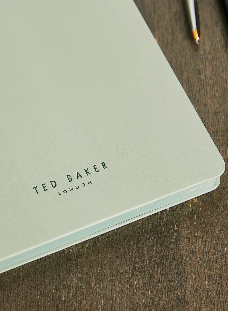 Ted Baker Green A5 Plain Notebook