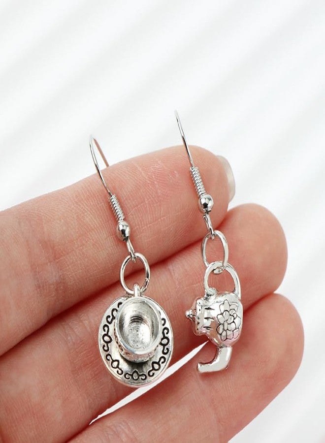 Ximimark 2 pair Vintage Tea Pot Tea Cup Pendant Earrings - Perfect for Parties and Valentine's Day Gifts - Image 2