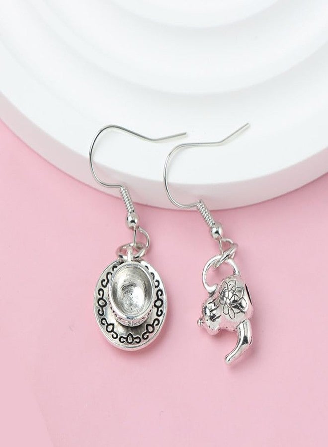 Ximimark 2 pair Vintage Tea Pot Tea Cup Pendant Earrings - Perfect for Parties and Valentine's Day Gifts - Image 4