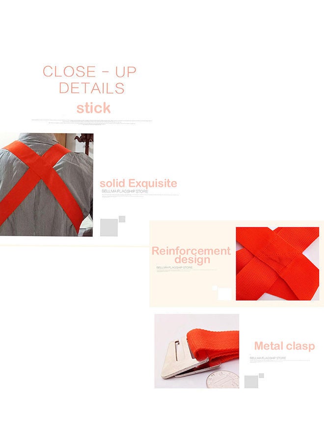 NIBEMINENT Furniture Moving Belt Orange 0.346kg  - Image 2