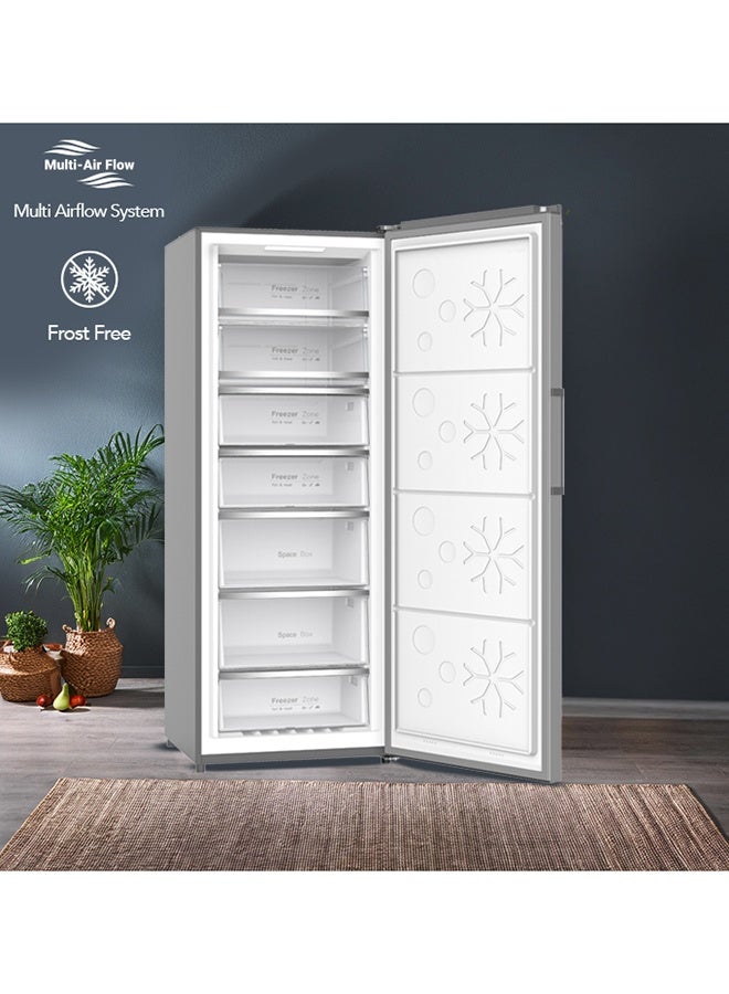 Super General 450L Gross Capacity and 380L Net Capacity, Convertible Upright Freezer, Inverter Technology, Frost Free with Quick Freeze Technology, Converted from Freezer to Refrigerator with One Click Button, Digital Display, SGUF441NFDCIE, Inox 220 W SGUF441NFDCIE Inox - Image 4