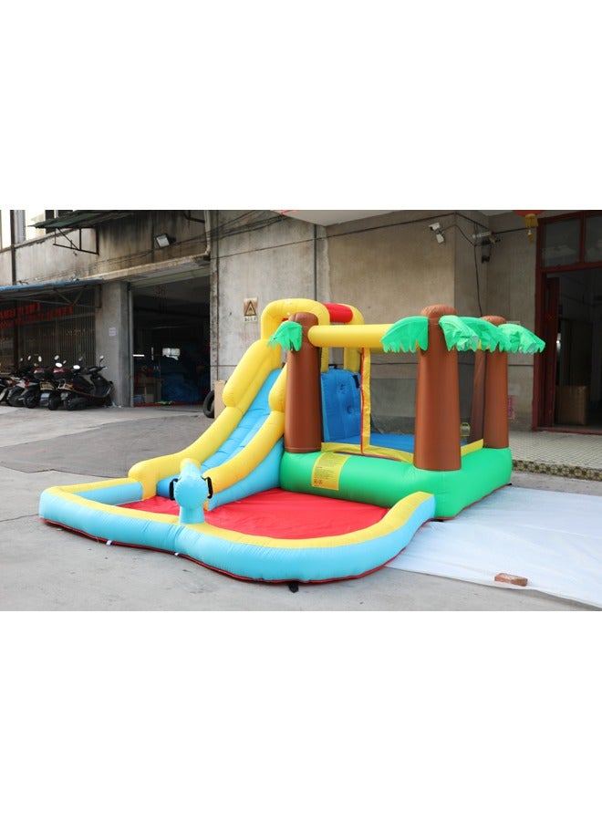 شيانغ يو نفخ باونس البيت للأطفال متعددة الألوان مع الانزلاق والميا - Image 5