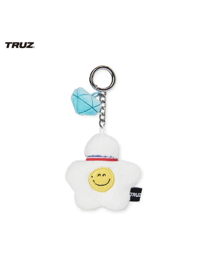 TRUZ Head Plush Doll Pendant Minini Doll Car Keychain Ring Bag Hanging Earphone Case Hanging Accessories-Color:ROMY Head Pendant -10cm Or Less  - Image 1