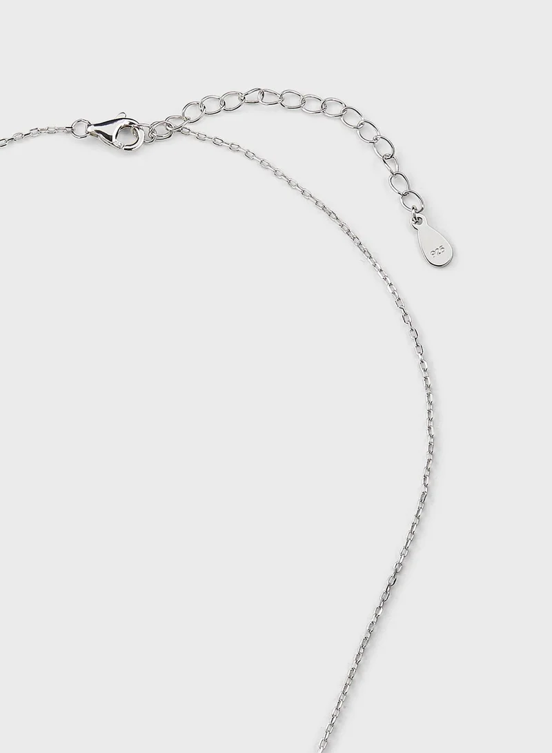 MOMNT Contour Clover Necklace
