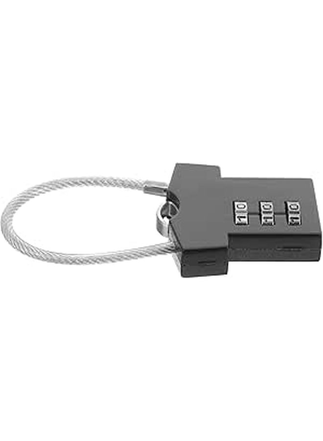 Digital Combination Padlock for Locker Luggage Gym Cabinet Black Travel Lock - Image 1
