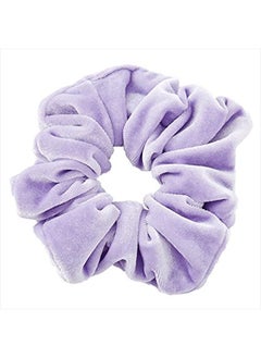 CLAIRE'S Velvet Hair Scrunchie | Soft, Cute No Damage Scrunchies, Periwinkle, Hair Accessories - Medium 1 Piece