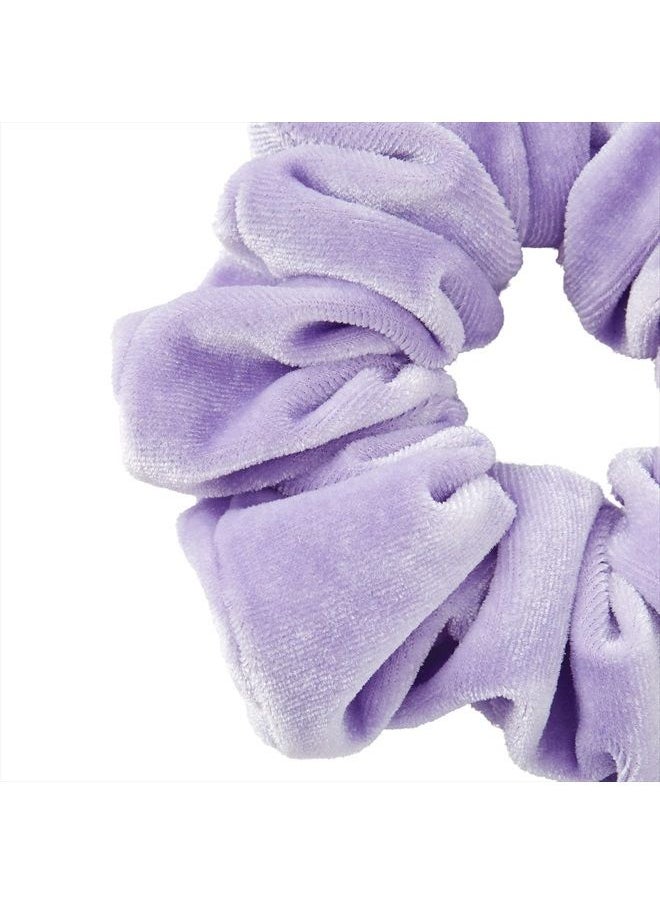claire's - CLAIRE'S Velvet Hair Scrunchie | Soft, Cute No Damage Scrunchies, Periwinkle, Hair Accessories - Medium 1 Piece - Image 1